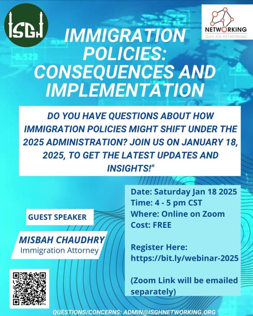 Job Networking – immigration jan 18